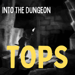 TOPS Into The Dungeon logo