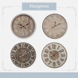 Sims4Luxury - The Hamptons - Clocks