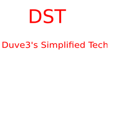 Duve3's Simplified Tech logo