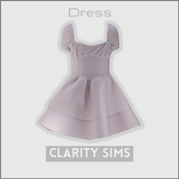 Puff Sleeve Two Layer Dress - Child