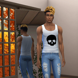 Skull Tank Top logo