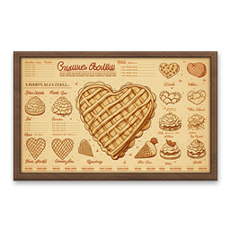Waffles Menu Board #1 Samtuse963 logo