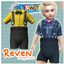 Toddlers Bowtie Suspender Polo Shirt and Shorts Set logo