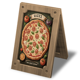 Pizza Sale Wooden Sign #1 Samtuse963 logo