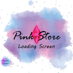 Pantallas de carga Black Pink / Screen Loading Black Pink logo