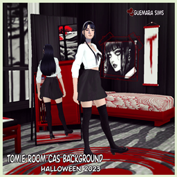 Tomie's room, CAS Background, Halloween 2023