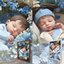 Newborn Baby Boy Pictures 2 variations 4 frames each! logo