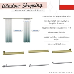 Window Shopping Modular Curtains by Ravasheen | POLSKIE TŁUMACZENIE