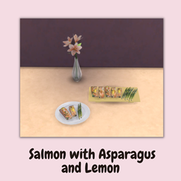 Salmon with Asparagus and Lemon