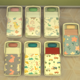 Pattern Toddler Bed
