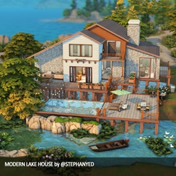 Modern Lake House (No CC)