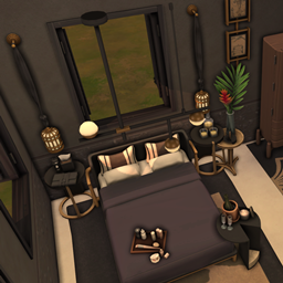 Dark Dandy Harluxe Bedroom