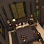Dark Dandy Harluxe Bedroom logo