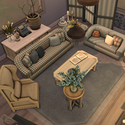 Domaine Bleu Livingroom