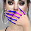 Set Skull (face hands body) logo
