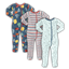 Infant Striped Veggie Footie Pajamas logo