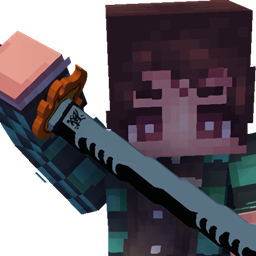 Tanjiro katana V.2 from anime Demon slayer logo