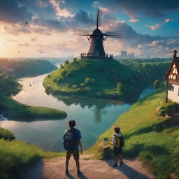World of Fantasy with anime 2 logo