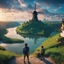 World of Fantasy with anime 2 logo