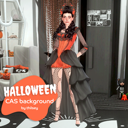 Halloween CAS background by thilsey 👻