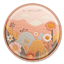 Pastel Plush Flower Round Dance Rug #2 Samtuse963 logo