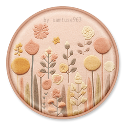 Pastel Plush Flower Round Dance Rug #3 Samtuse963 project image