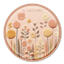 Pastel Plush Flower Round Dance Rug #3 Samtuse963 logo