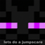 Let's do a jumpscare logo
