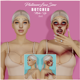 Botched Halloween Makeup (Blush) logo
