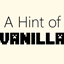 A Hint of Vanilla logo