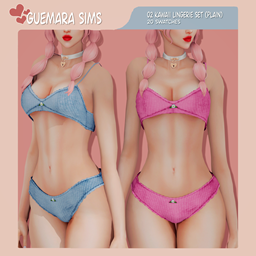 Kawaii Lingerie 02 (Plain)
