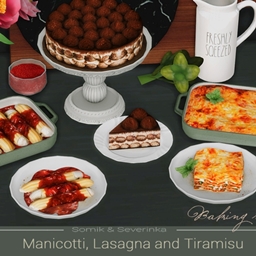 Lasagna, Manicotti and Tiramisu - "Italian Cuisine" by somik_severinka Spanish translation