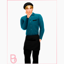 Man Chef Uniform - Long Sleeves - Version 2 logo