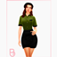 Woman Chef Uniform - Short Sleeves - Version 2 logo