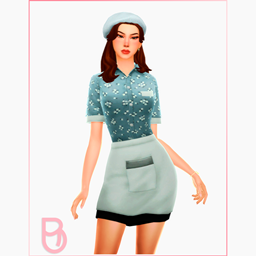 Woman Chef Uniform - Short Sleeves - Version 4 project image