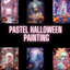 Pastel Halloween Painting logo
