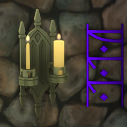 Medieval - Historical - Wall Candle Holder - Nº03
