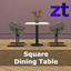 ZT Canfranc Square Dining Table logo