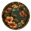 Classic Flower Round Dance Rug #1 Samtuse963 logo