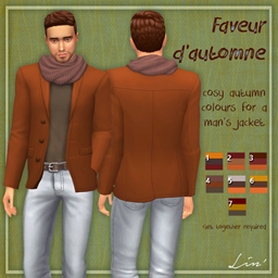 Faveur d'automne - suit jacket recolor logo