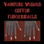 Vampire Wishes Fingernails - Coffin logo