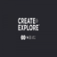 Create and explore a new world logo