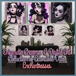 Enigmatic Charms:Adorable Dark Enchantresses logo