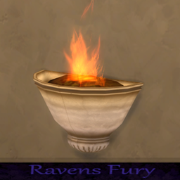 Terracotta brazier set_RF logo