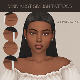 minimalist simlish tattoos project image