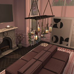 Dusty Rose TV Room
