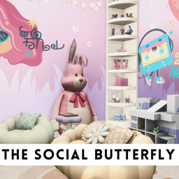 The Social Butterfly Kids Room