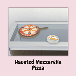 Haunted Mozzarella Pizza