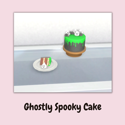 Ghostly Spooky Cake