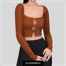 Elliesimple - Tie Front Cardigan logo